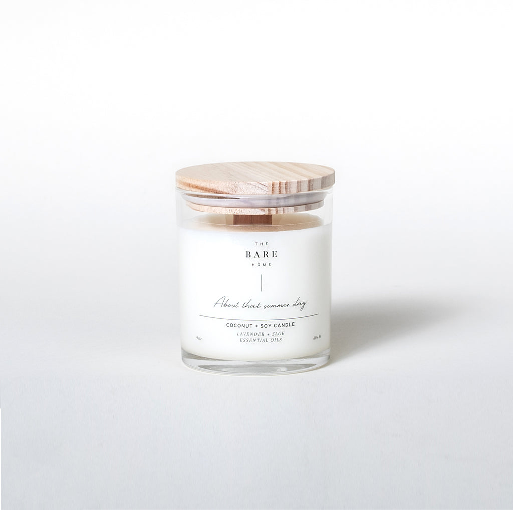 Candle About that summer day- Lavender + Sage
