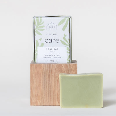 Hand + Body Bar Soap Bergamot + Lime