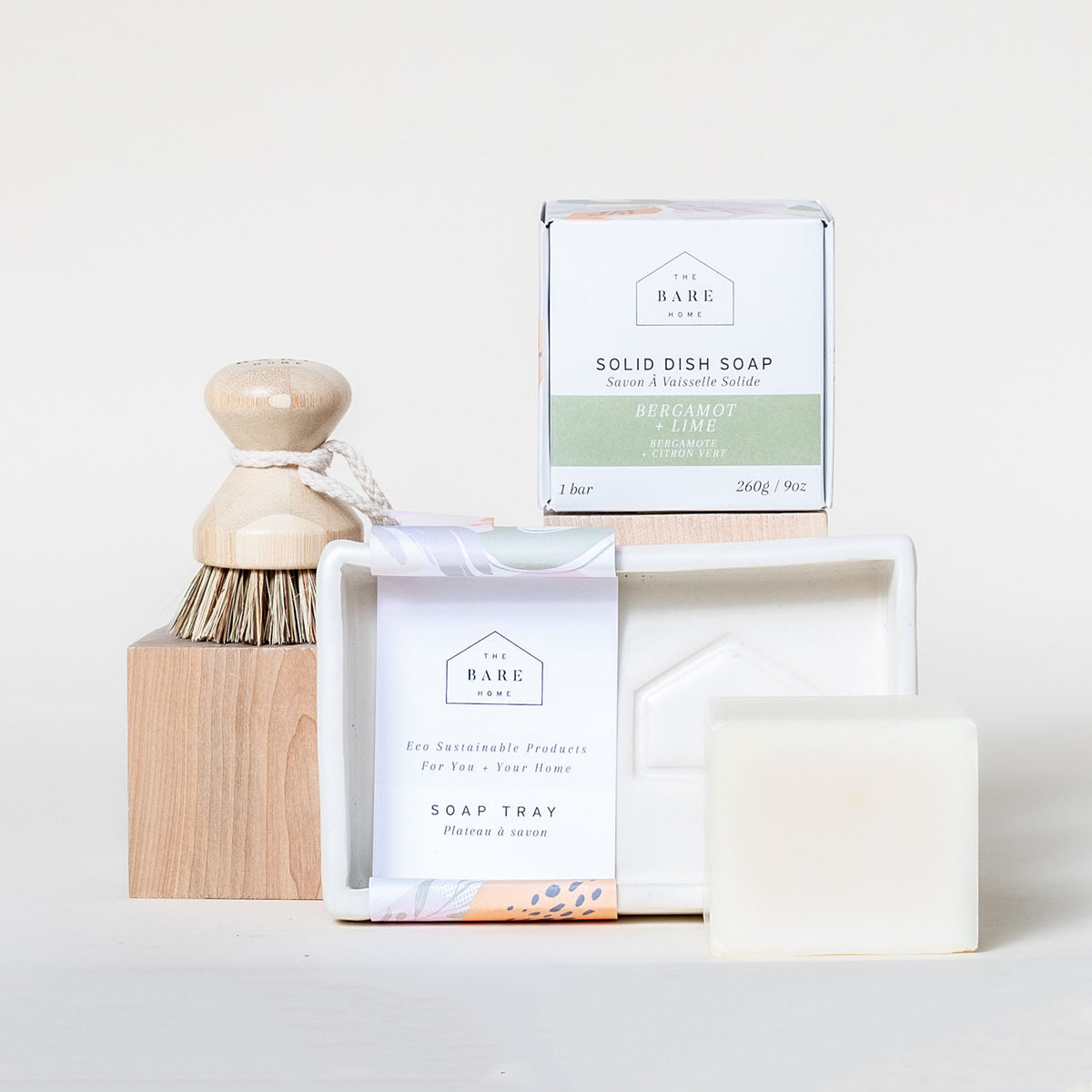 Bergamot + Lime Solid DISH SOAP Bar - Big Cleaning Power