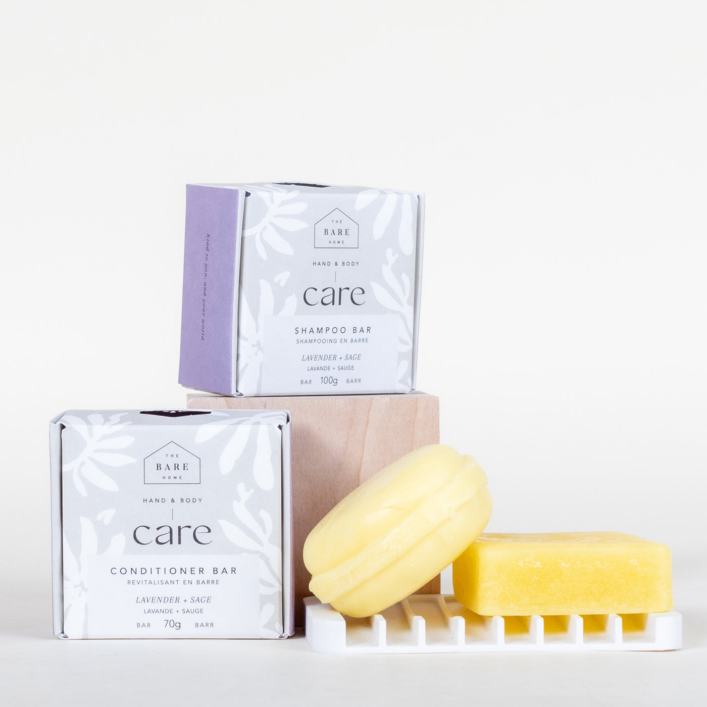 Shampoo + Conditioner Bar Bundle Lavender + Sage