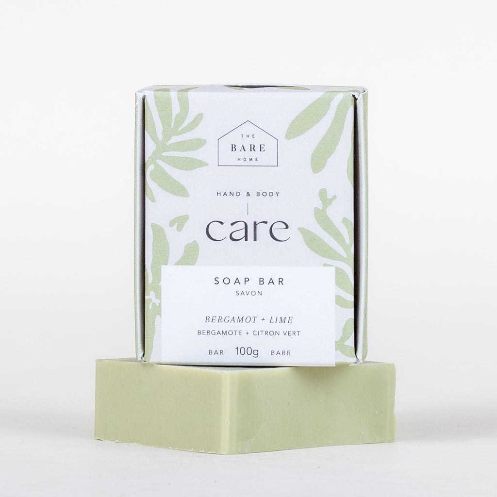 Hand & Body Bar Soap Bergamot + Lime