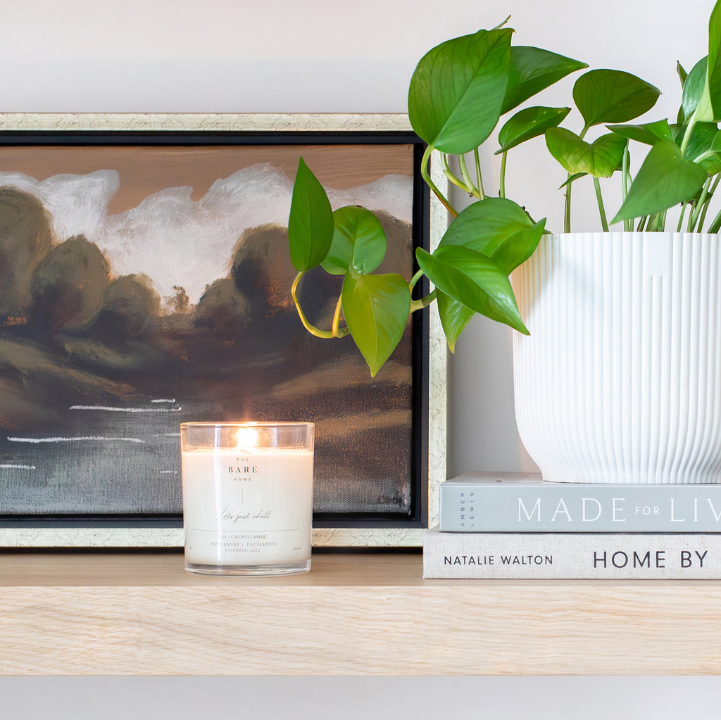 Candle Let's stay home- Blood Orange, Bergamot + Sandalwood