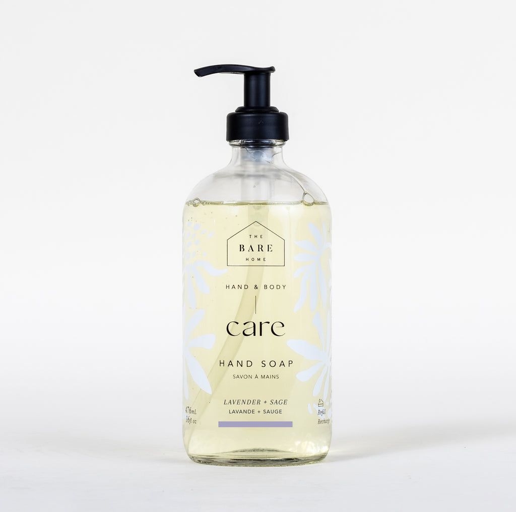 Lavender + Sage Hand Soap - Gentle Care with Vitamin E