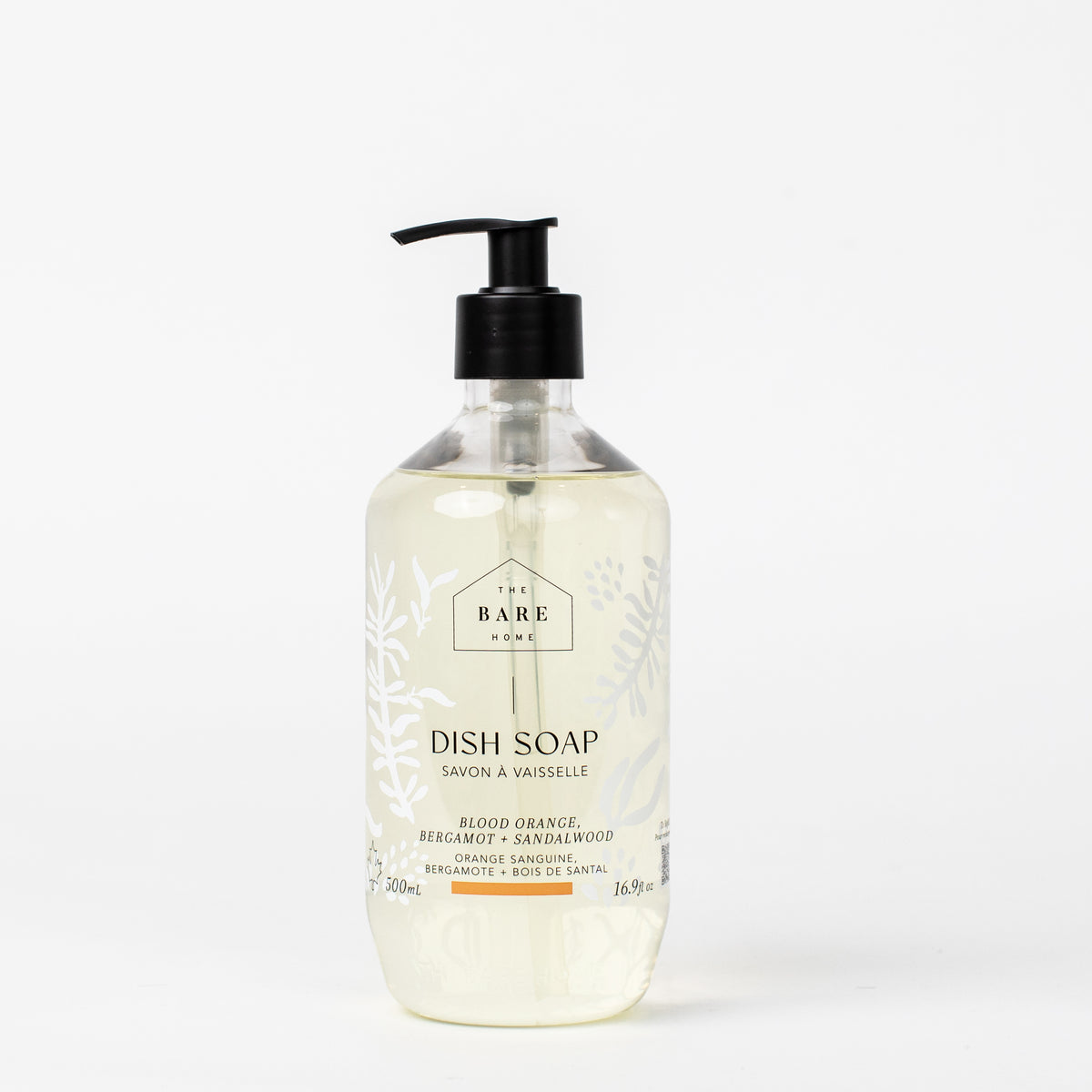 DISH SOAP Bottle - Blood Orange, Bergamot + Sandalwood