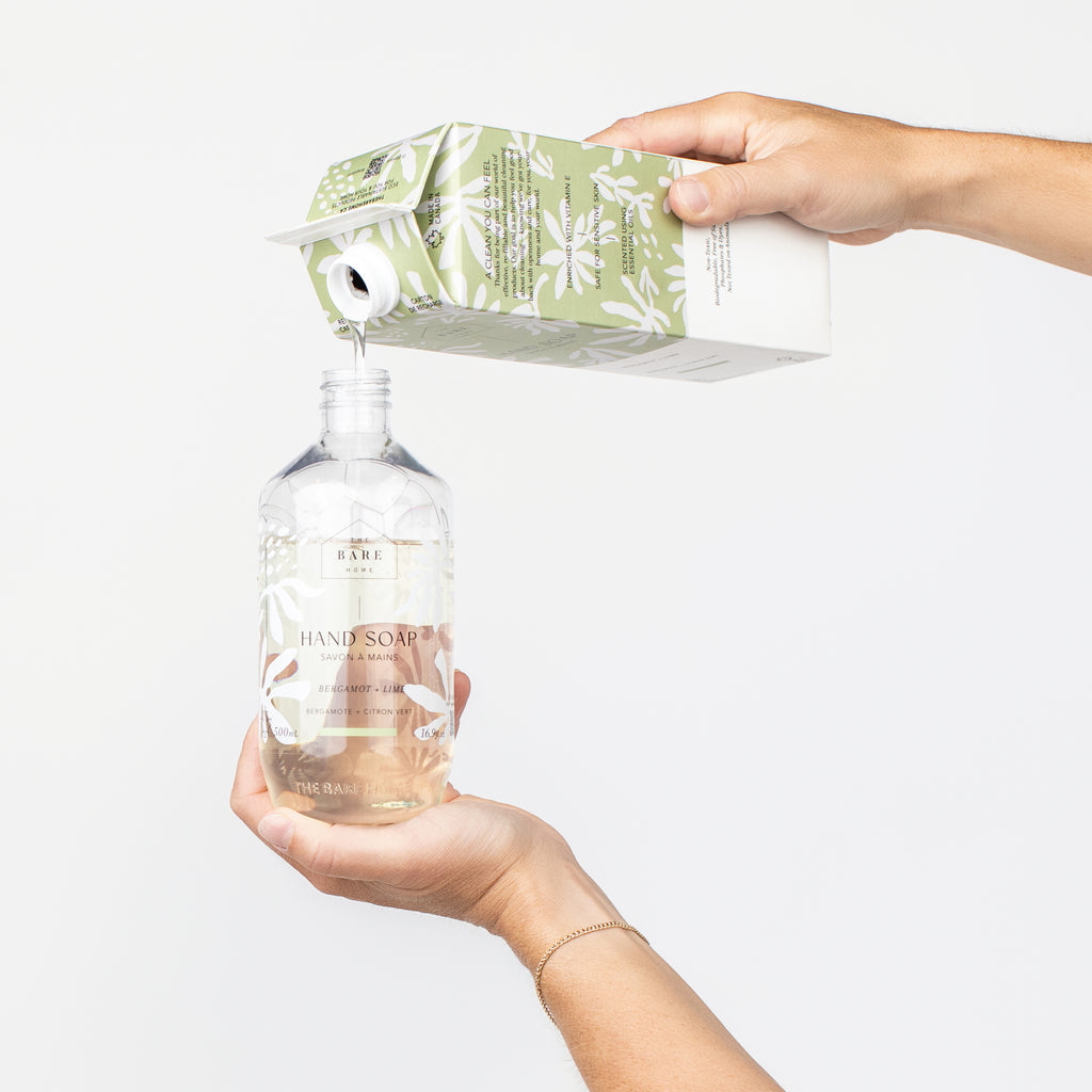 HAND SOAP bottle - Bergamot + Lime