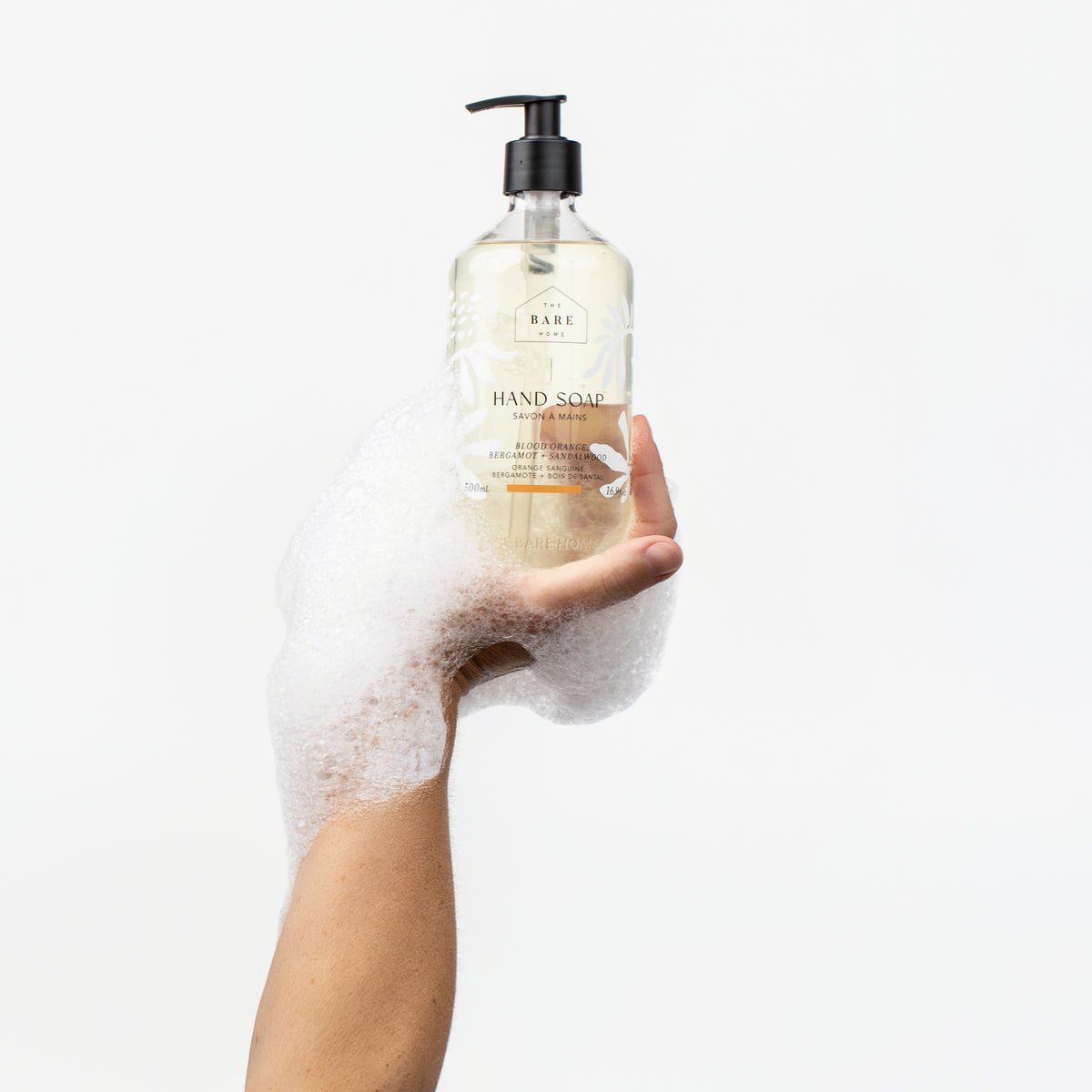 HAND SOAP bottle - Blood Orange, Bergamot + Sandalwood