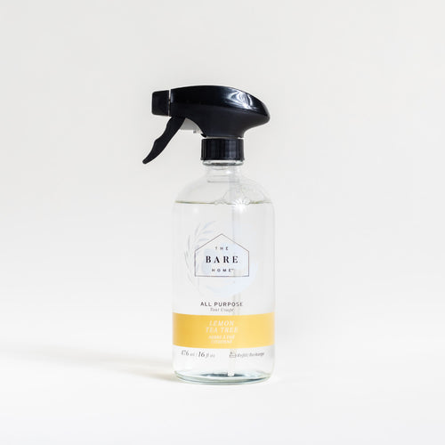 Non-toxic natural lemon tea tree all-purpose cleaner eco-friendly natural cleaning product made in Canada