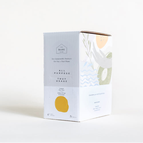 Natural + Refillable + Recyclable All Purpose Cleaner 3 Litre Refill Box