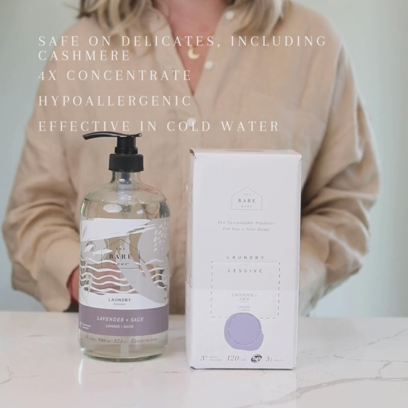 Lavender + Sage LAUNDRY DETERGENT 3L - Non-Toxic Clean for Every Load