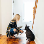 Cleaning floor with Natural All Purpose Cleaner