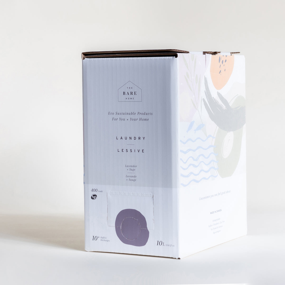 Natural + Refillable + Recyclable Laundry 10 Litre Refill Station Lavender + Sage