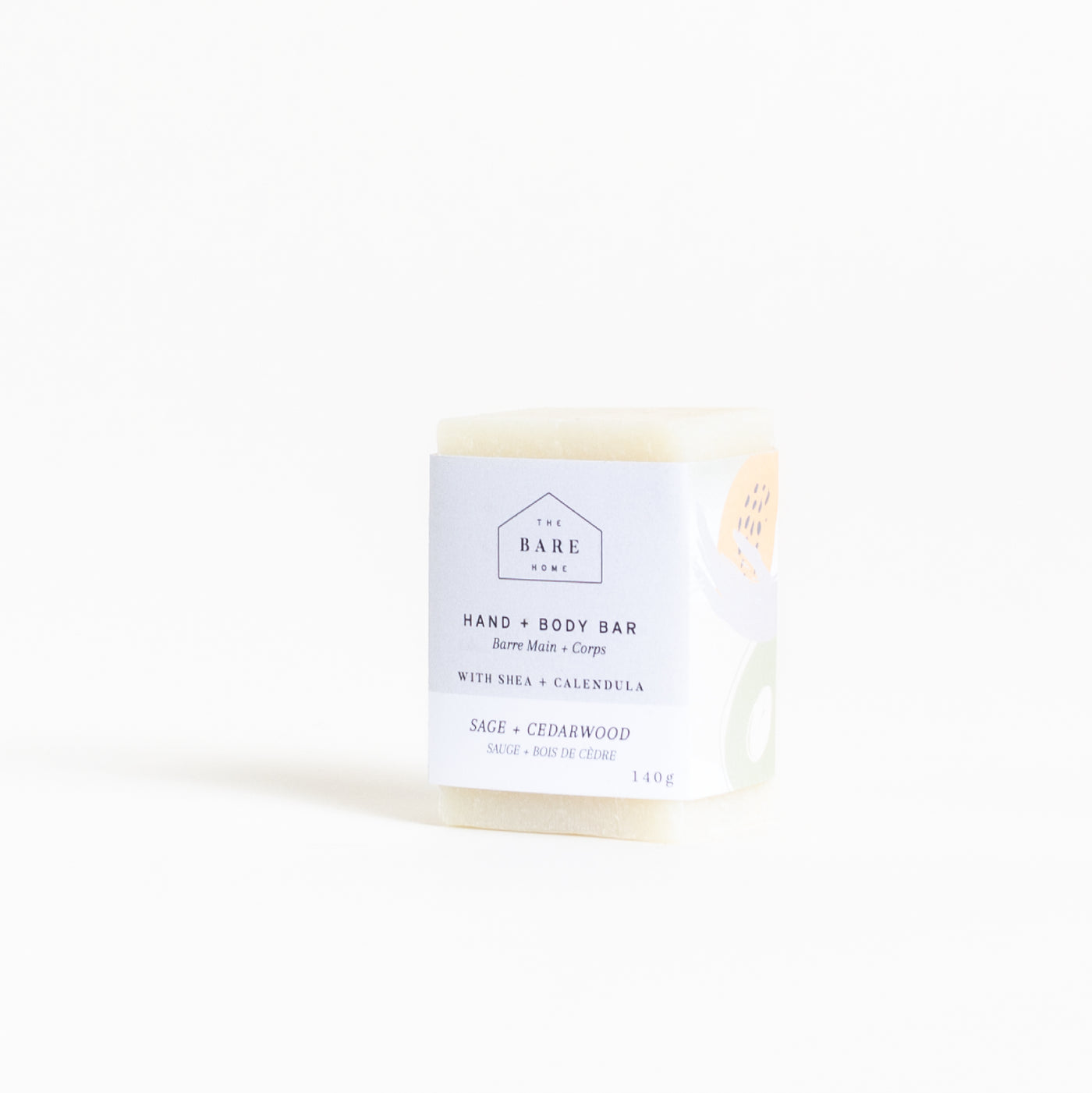 Natural + Sustainable Shea Butter Hand + Body Bar Soap - Sage + Cedarwood