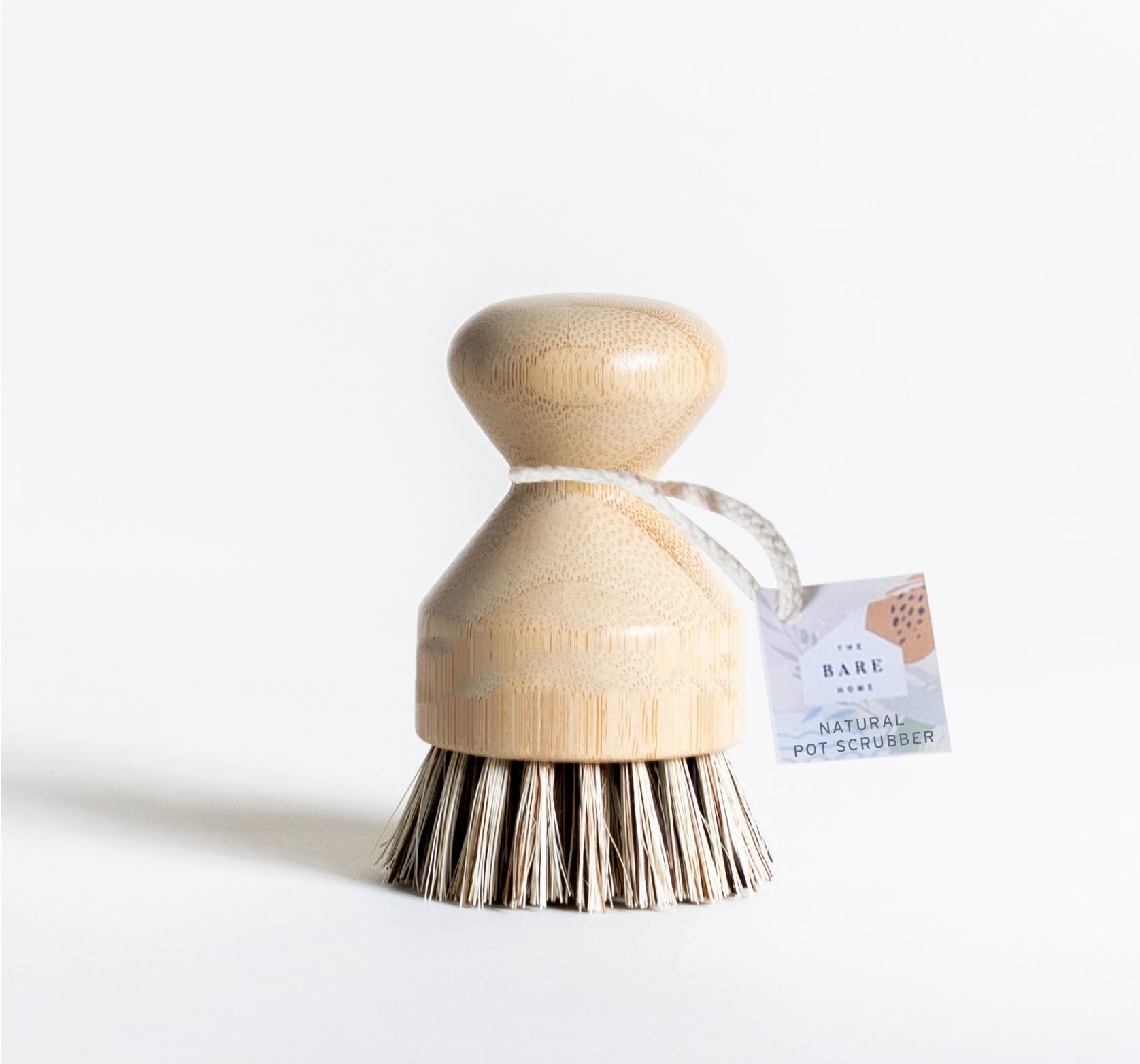 Natural + Sustainable Pot Brush