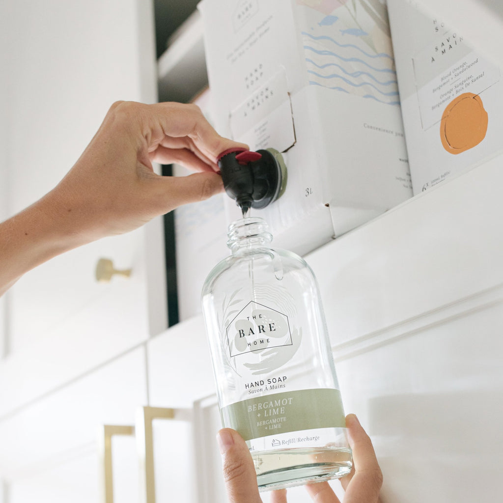 Hand soap 3 litre refill kit - bergamot + lime