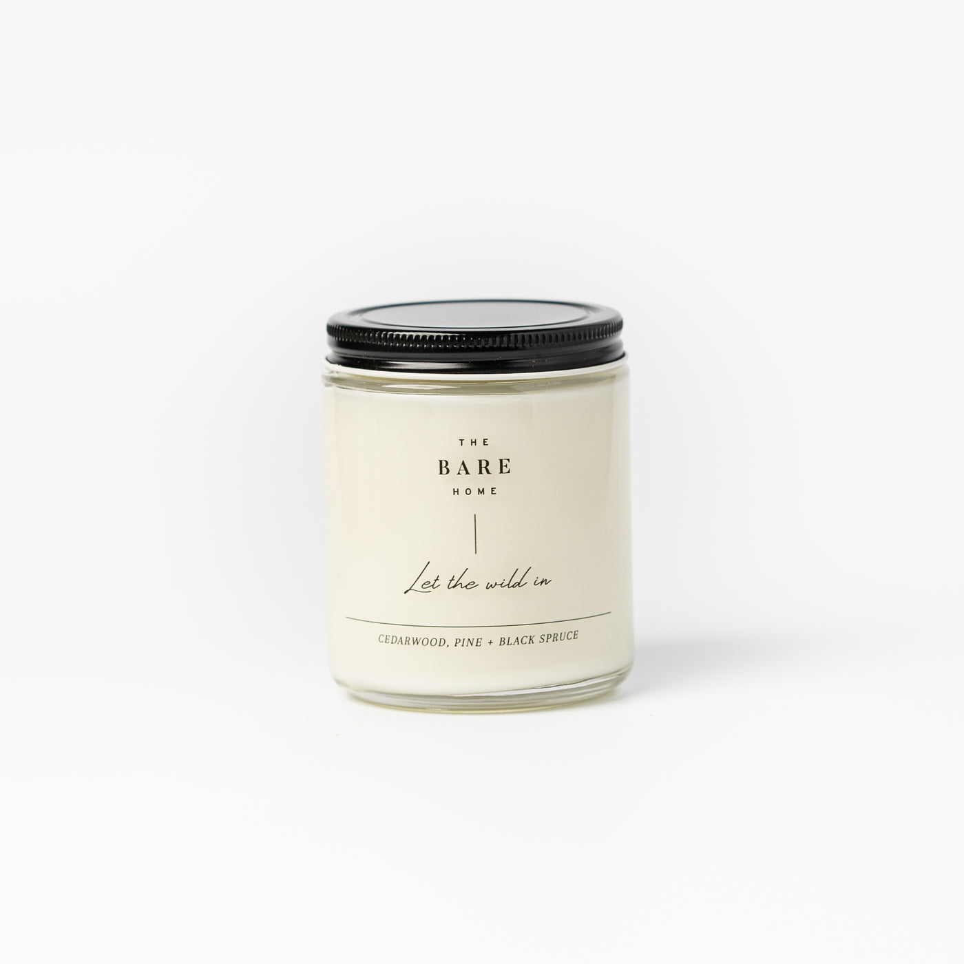 Natural + Sustainable Candle - Cedarwood, Pine + Black Spruce