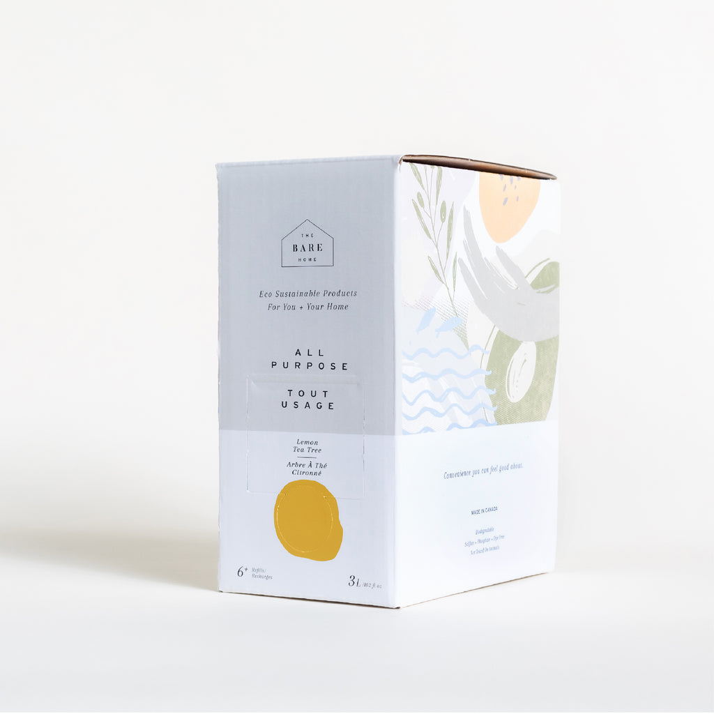Natural + Refillable All Purpose Cleaner 3 Litre  Refill Box